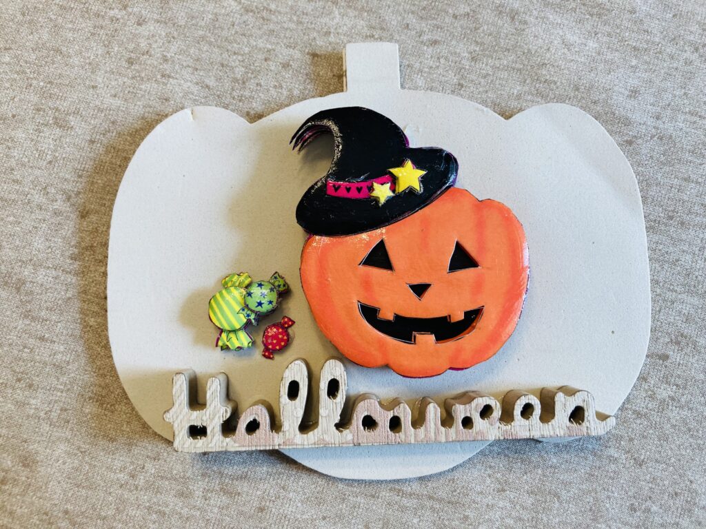 「ハロウイン　かぼちゃ」のシャドーボックス作品
