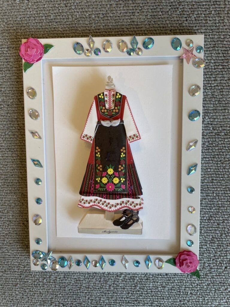「ブルガリア」のシャドーボックス作品